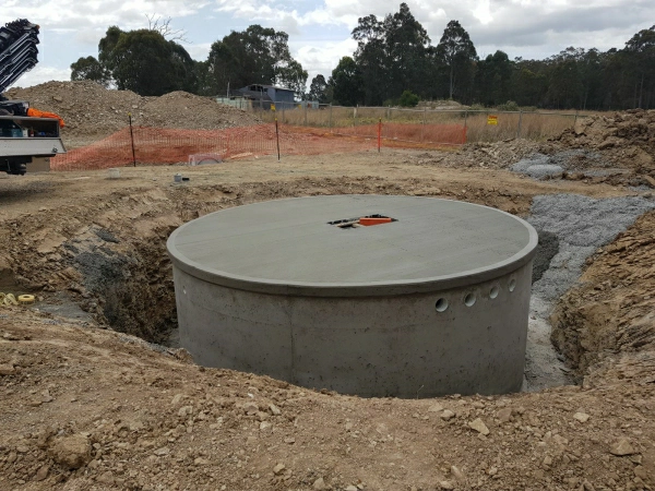 Site Preparation - Concrete Tank