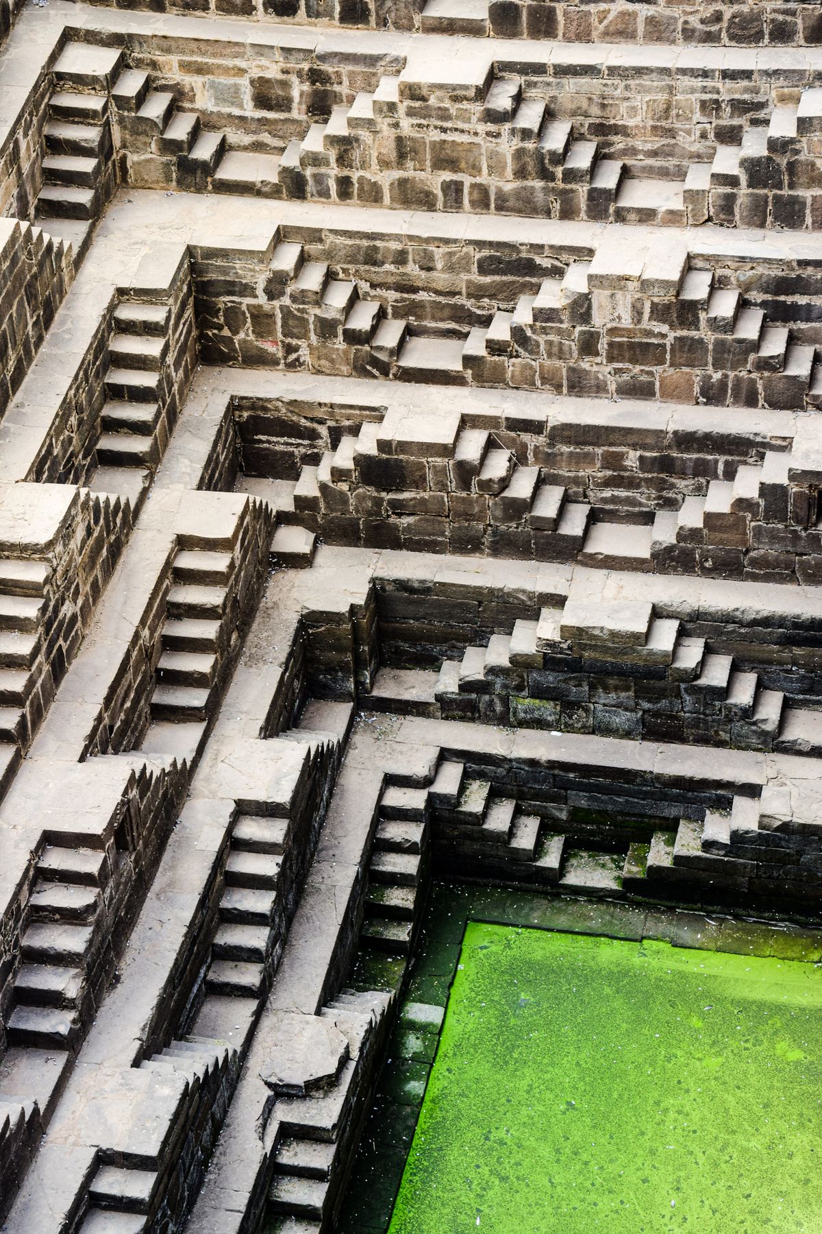 Ancient stepwell (Vav) in India — traditional rainwater harvesting architecture